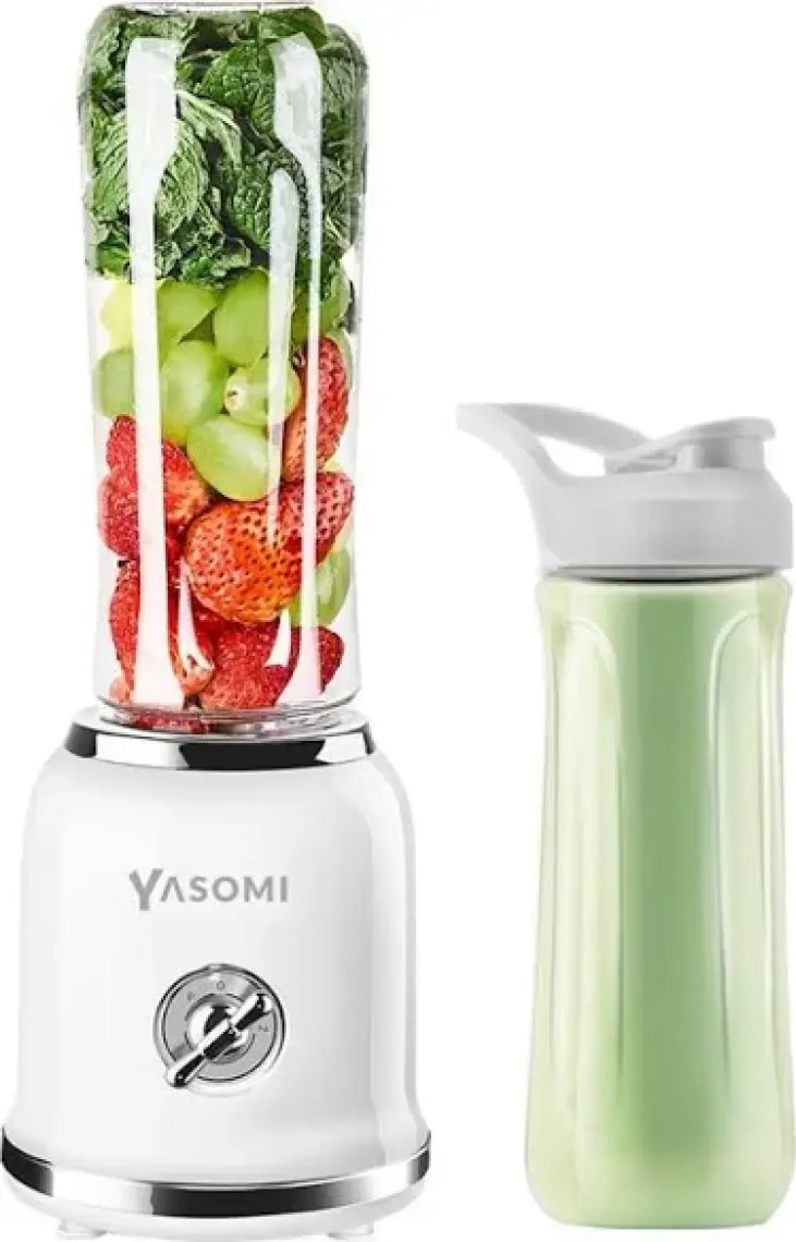 Yasomi BL019 Retro Smoothie Blender Beyaz(Yasomi Türkiye Garantili )