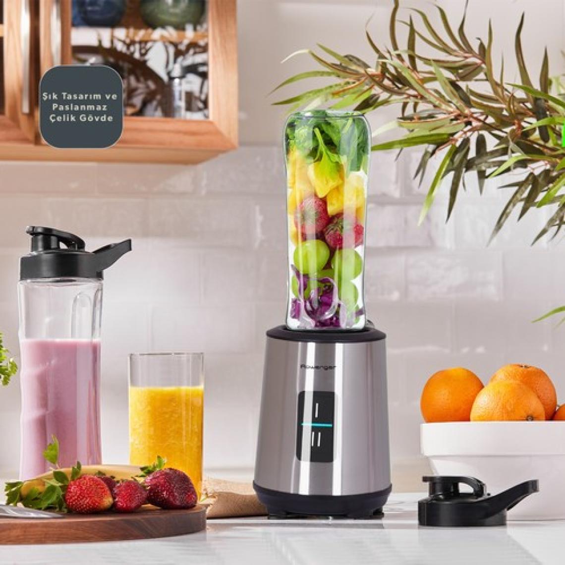 Rowenger Fitmix 600ML Mataralı Smoothie Blender Kişisel Blender 300W