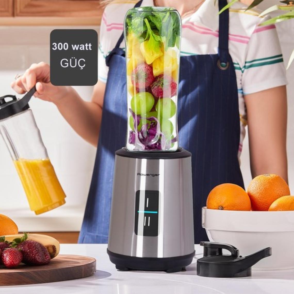 Rowenger Fitmix 600ML Mataralı Smoothie Blender Kişisel Blender 300W