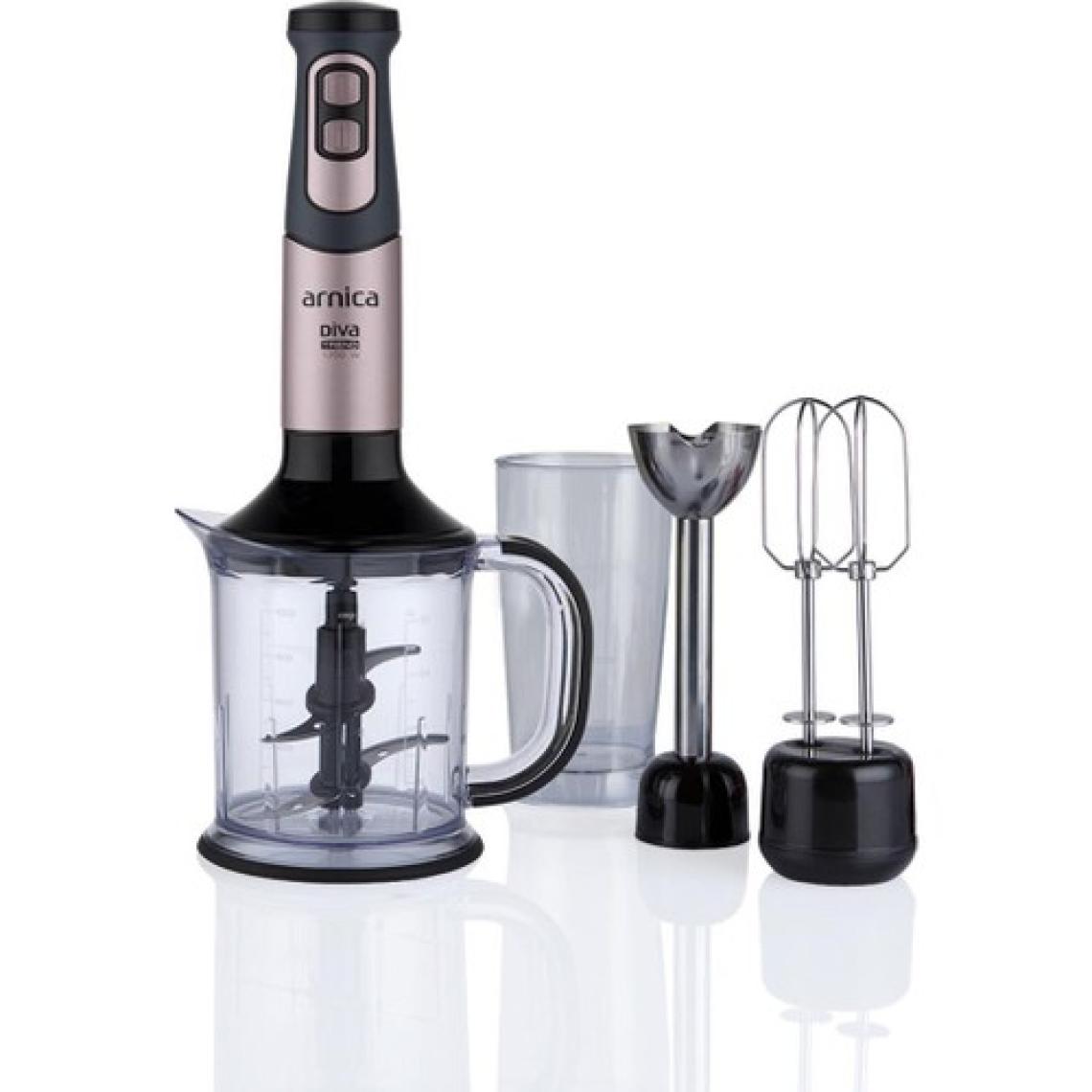 Arnica GH21593 Diva Trend Mikser Blender Seti - Rose - 1200 Watt