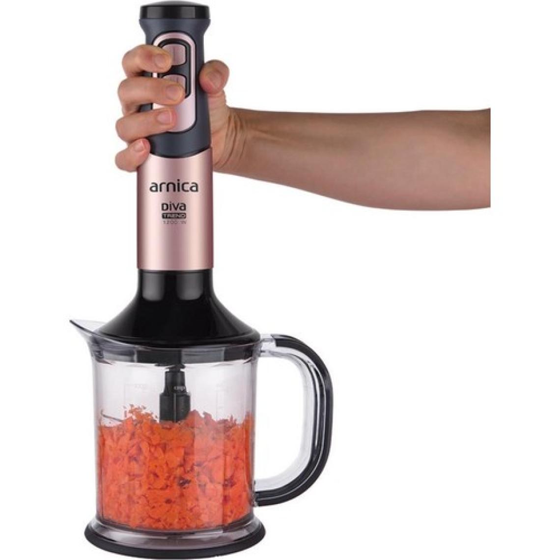 Arnica GH21593 Diva Trend Mikser Blender Seti - Rose - 1200 Watt