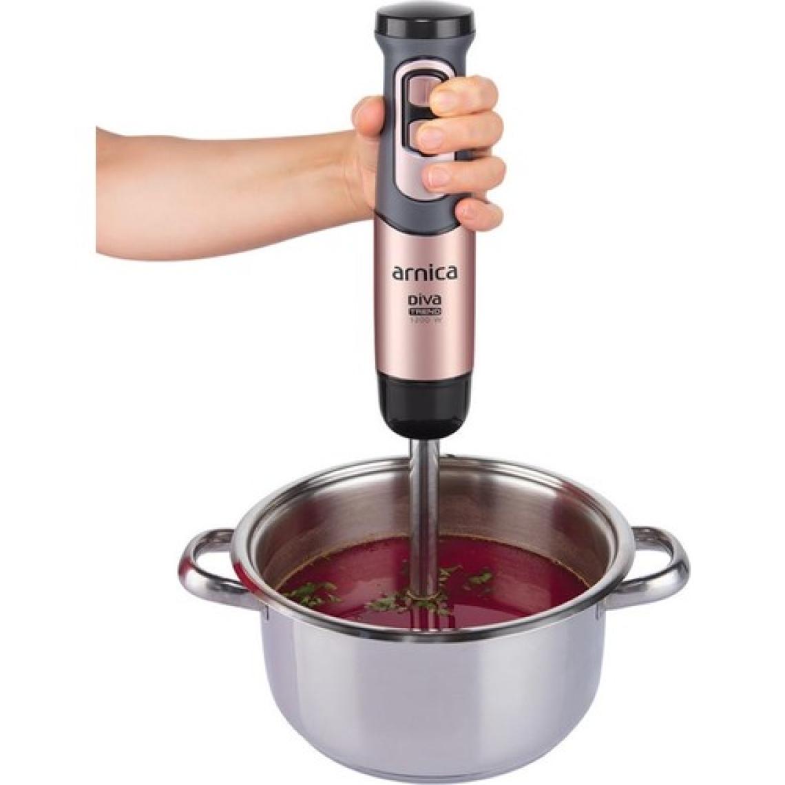 Arnica GH21593 Diva Trend Mikser Blender Seti - Rose - 1200 Watt