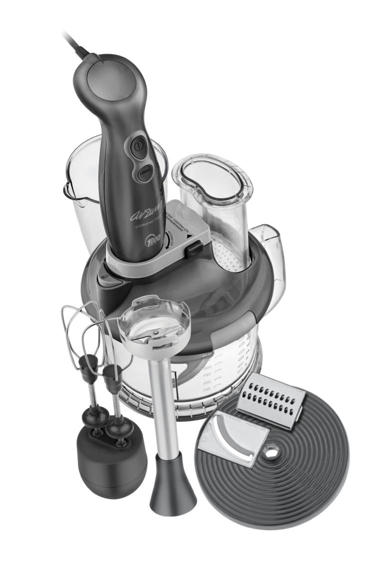 Arzum AR1004 Soprano Max 1000W Multi Blender Seti - Siyah