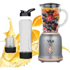 Yui M18 3 In 1 Kişisel Smoothie Retro Blender -Öğütücü-Cam Doğrayıcı Koyu Gri (Yui Türkiye Garantili)
