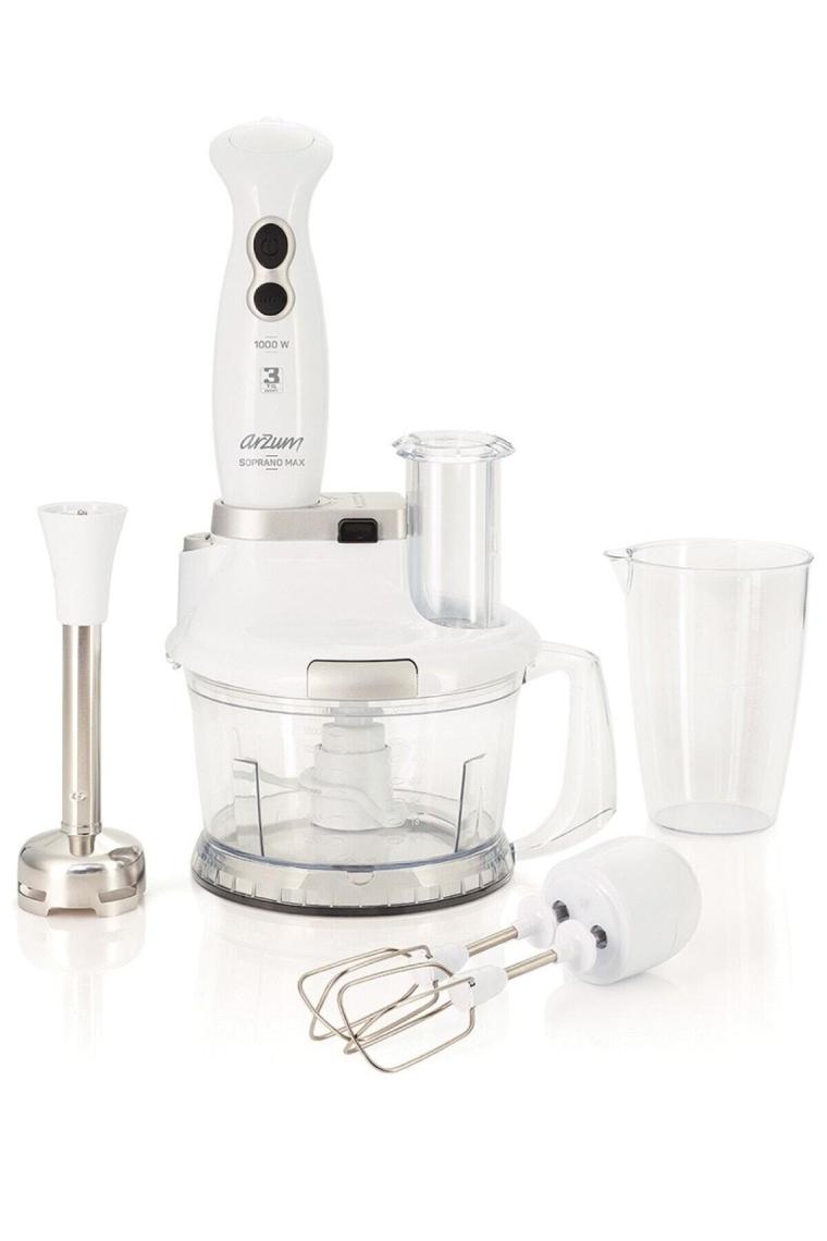Arzum AR1004 Soprano Max Multi Beyaz 1000 W Blender Seti