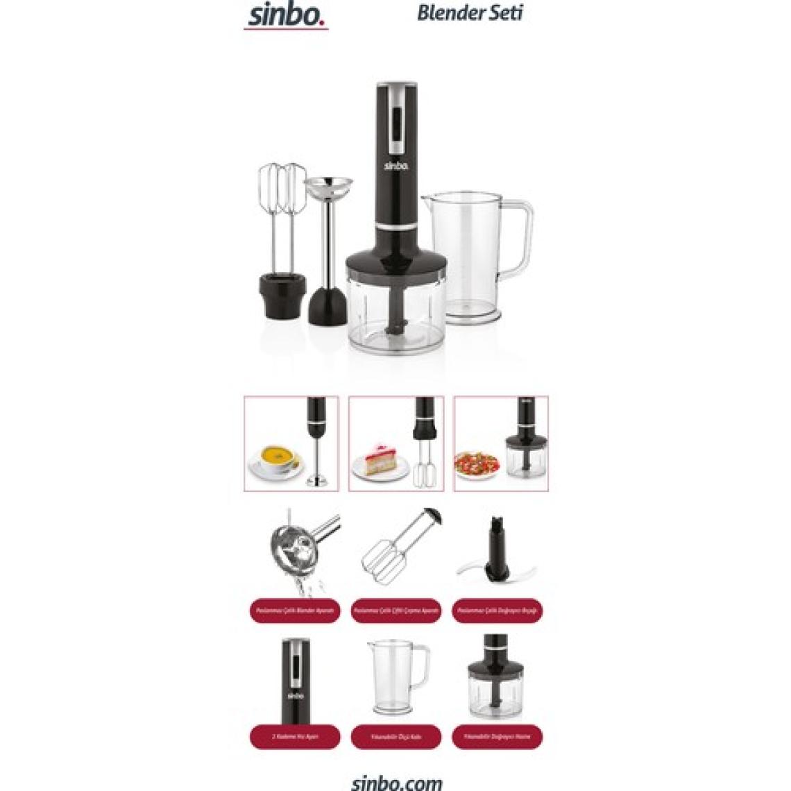 Sinbo Shb 3117 1000 W Blender Seti
