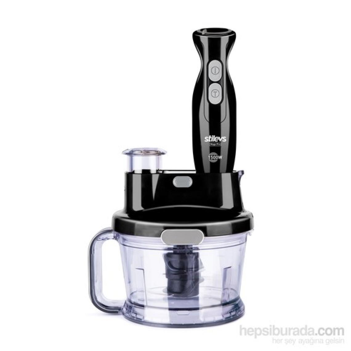 Stilevs Mago Pro Siyah 1500 W Blender Seti