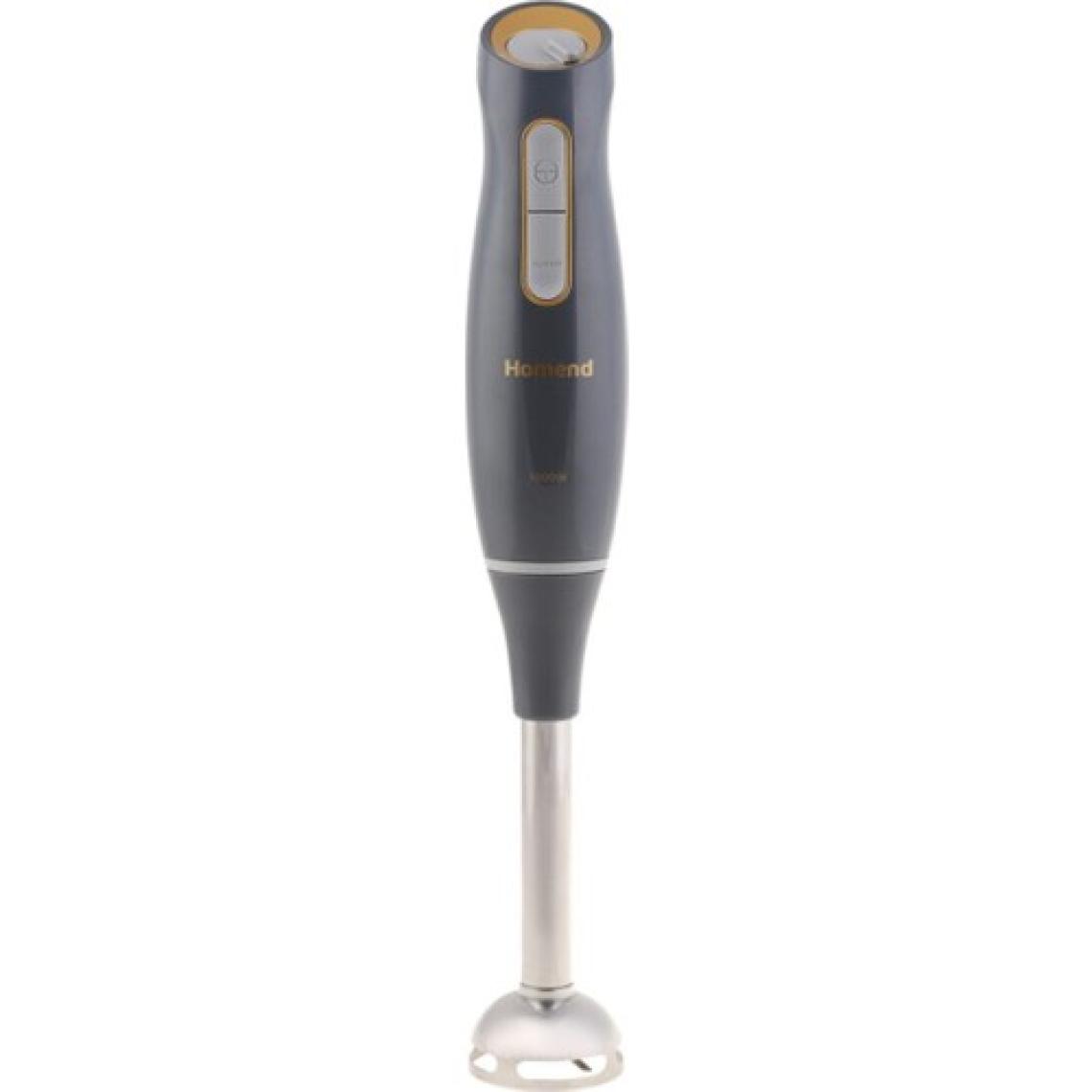 Homend Handmaid 1962H Çoklu Blender Seti 1000W – 750 ml Doğrayıcı, 800 ml Ölçü Kabı, Çırpma ve Doğrama Özellikli, Paslanmaz Çelik Bıçak, Antrasit-Gold