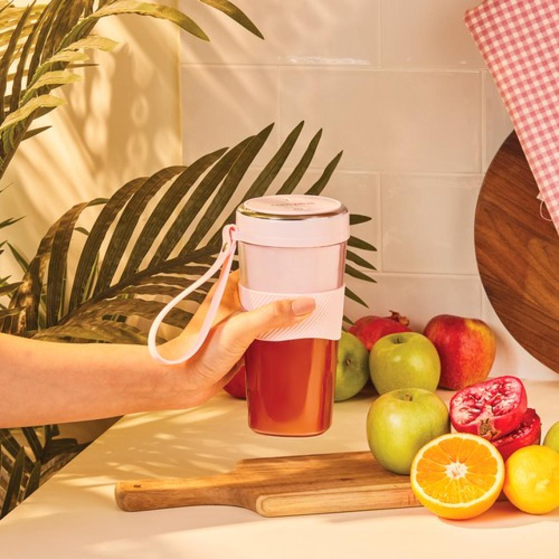 Cookplus Pink Taşınabilir Şarjlı Smoothie Blender