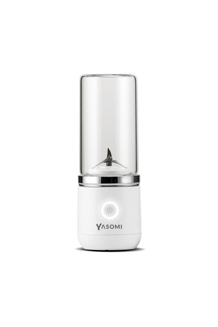 Yasomi Taşınabilir Kablosuz Şarjlı Cam El Blenderi Beyaz