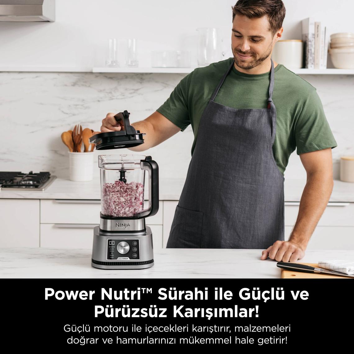 Ninja ® Foodi® 3 In 1 Akıllı Tork ve Auto-Iq Sistemli Power Nutri Blender