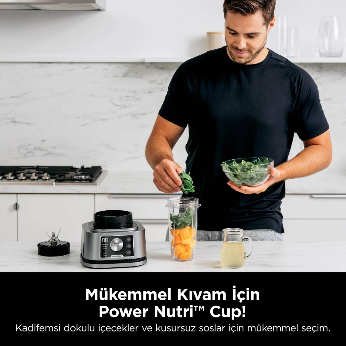 Ninja ® Foodi® 3 In 1 Akıllı Tork ve Auto-Iq Sistemli Power Nutri Blender
