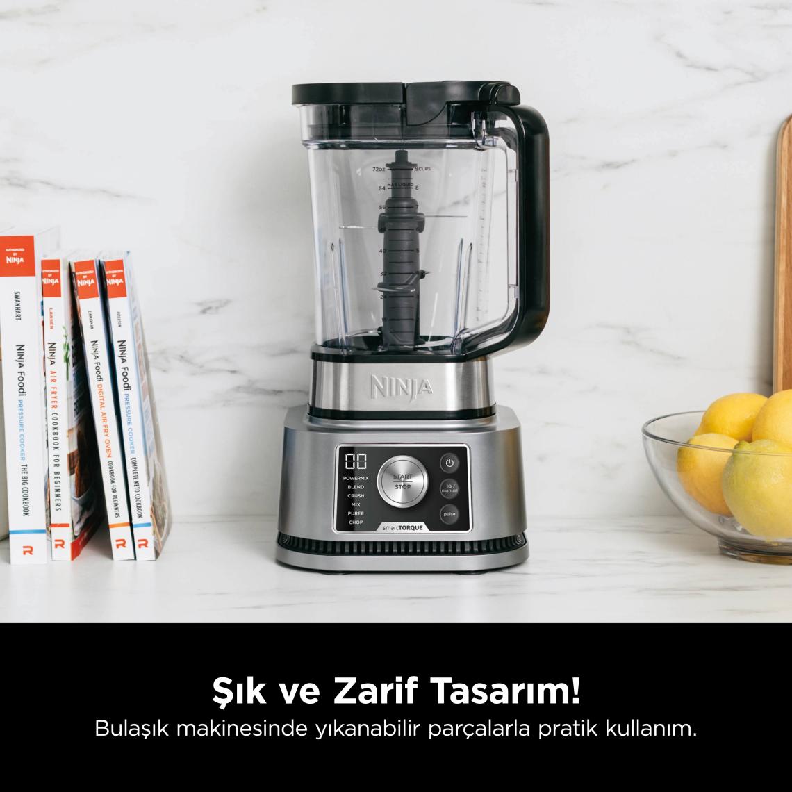 Ninja ® Foodi® 3 In 1 Akıllı Tork ve Auto-Iq Sistemli Power Nutri Blender