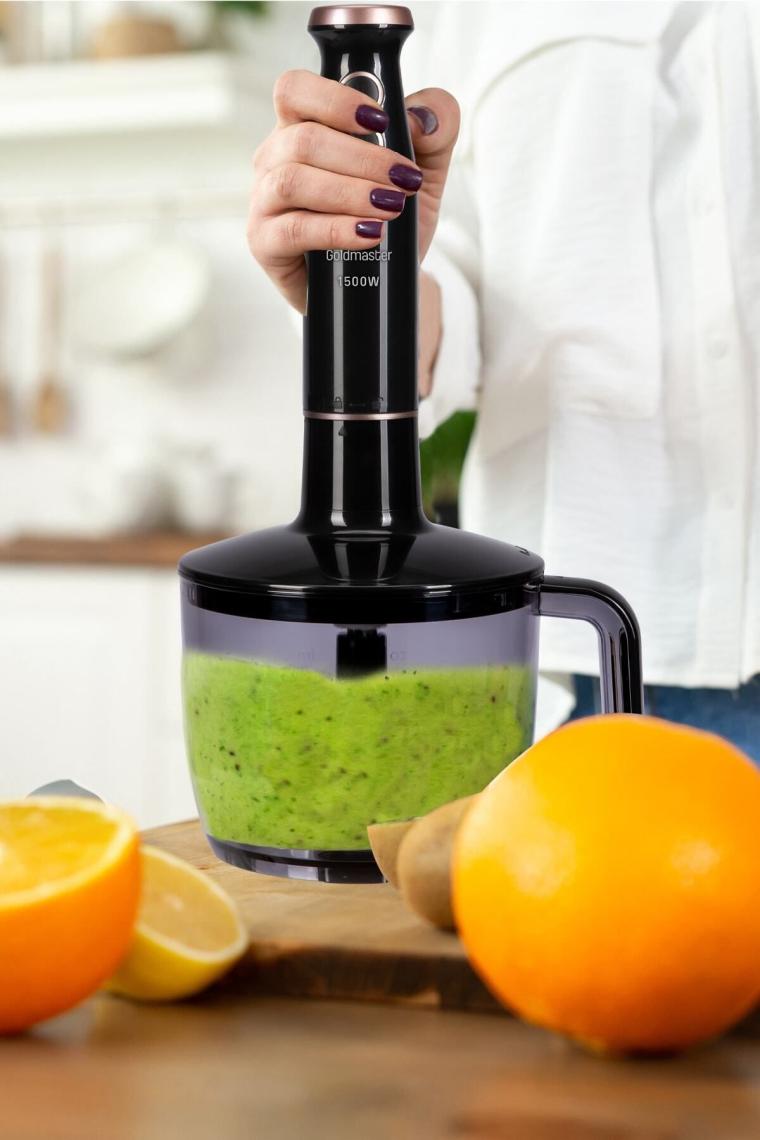 Goldmaster GM-7273 Bestmax Siyah Gold 1500 W Blender Seti