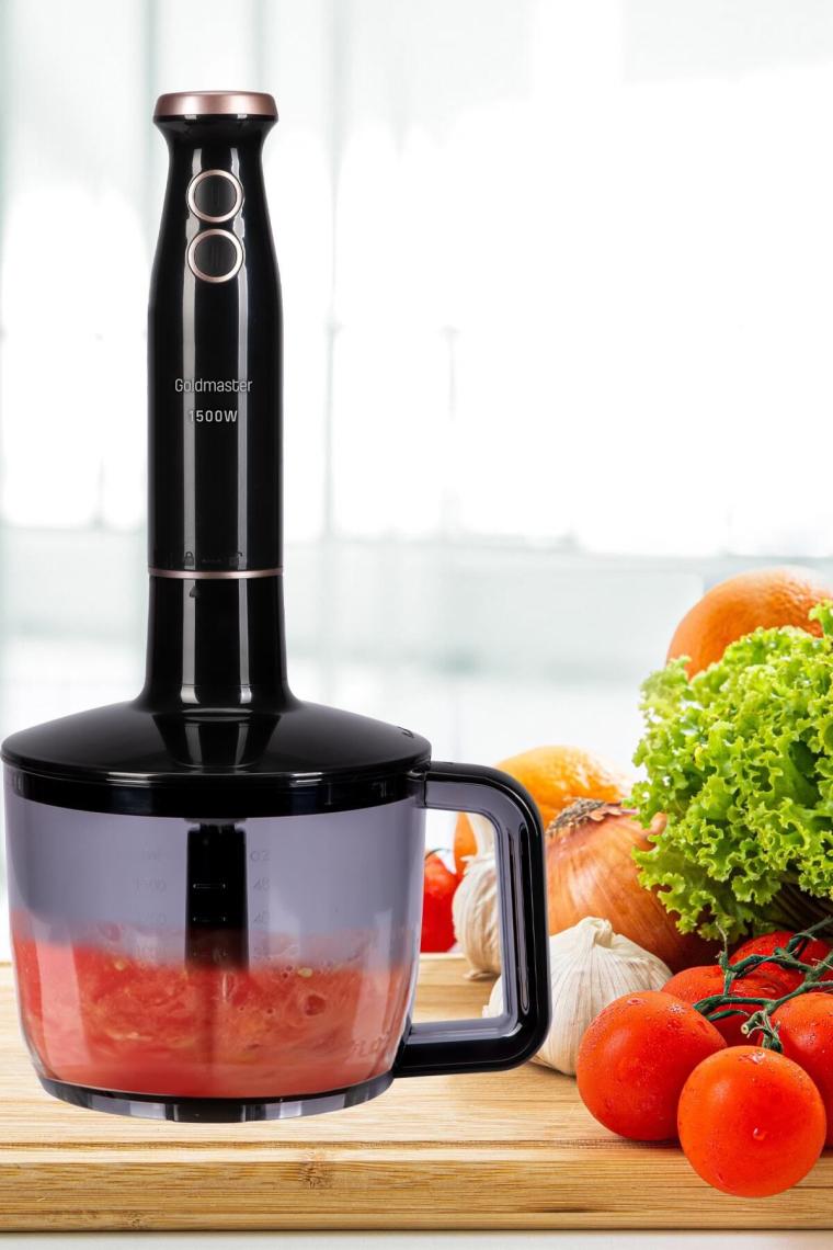 Goldmaster GM-7273 Bestmax Siyah Gold 1500 W Blender Seti