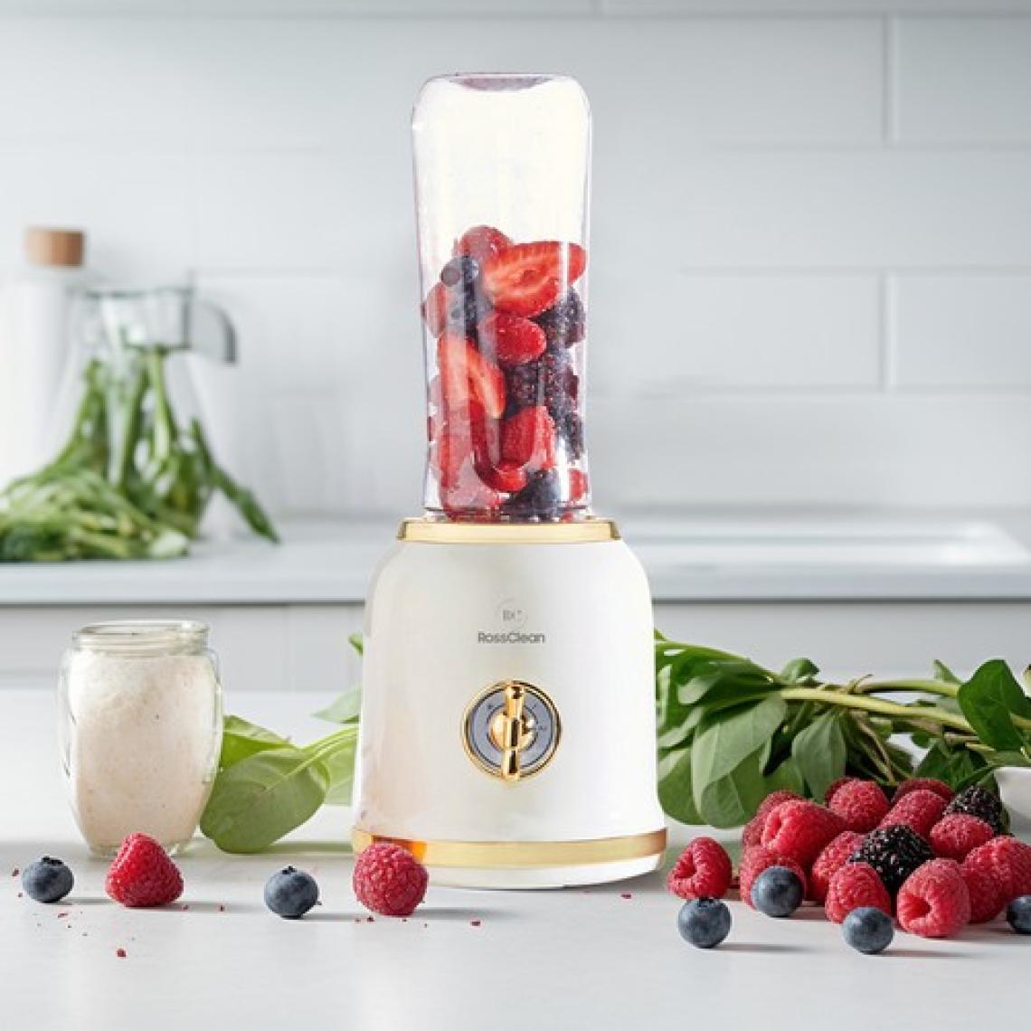 RossClean Fit Life 2in1 Smoothie Blender ve Kahve Öğütücü Gold