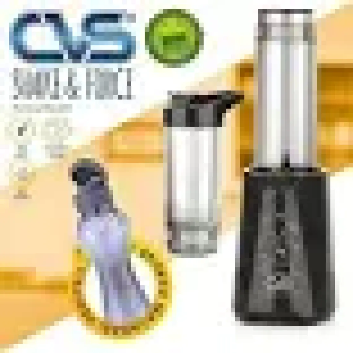 Cvs DN-4515 Shake And Force Kişisel Blender Seti Siyah Renk