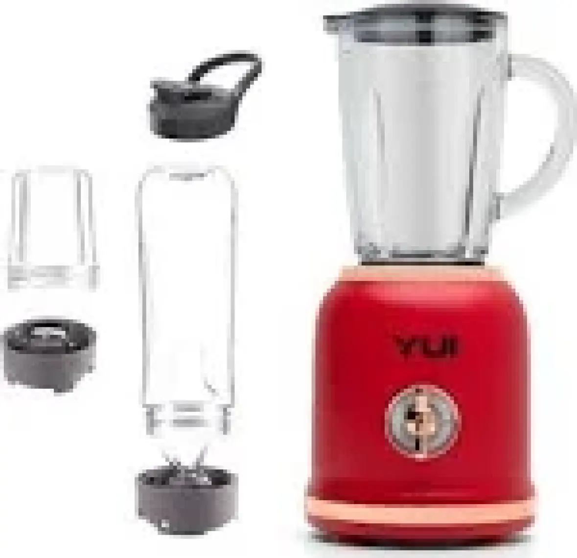 Yui M-18 3'ü 1 Arada Retro Smoothie Blender Seti (Yui Türkiye Garantili)
