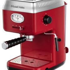 Sumeno Espresso Kahve Makinesi Retro Kırmızı Süzgeç 15 Bar 2 Fincan Başlığı 1 1 L Çıkarılabilir Su Tankı Buharlı Süt Köpüğü Porsiyon Kaşığı 28250-56