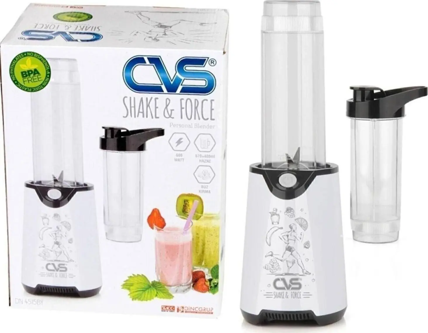 Cvs DN-4515 Shake And Force Kişisel Blender Seti