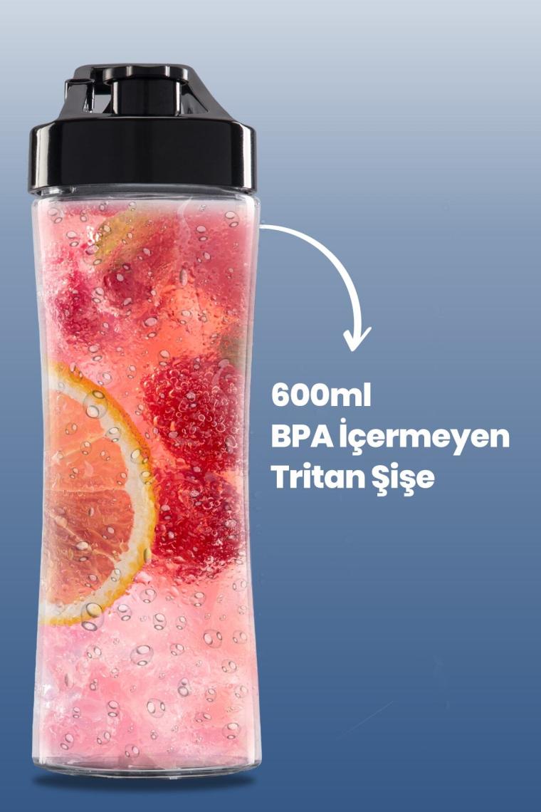 Mix Up Buz Kırma Özellikli Paslanmaz Çelik Bıçaklı Kişisel Smoothie Blender