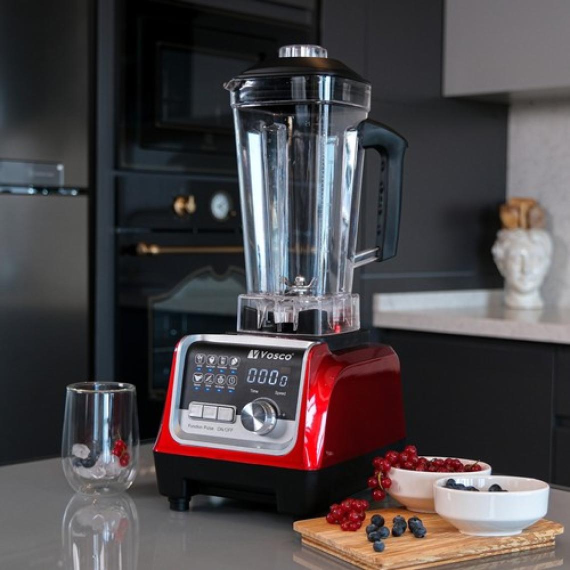 Vosco Dijital Bar Blender Pro 2 Lt 2200W (Kırmızı) VHS-206CK