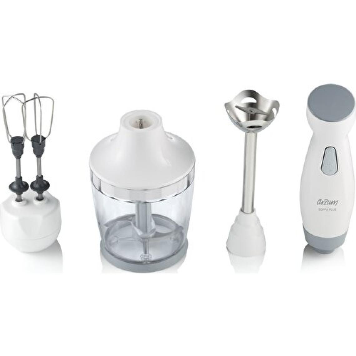 Arzum AR1011 Soppa Plus 600 W Beyaz Blender Seti