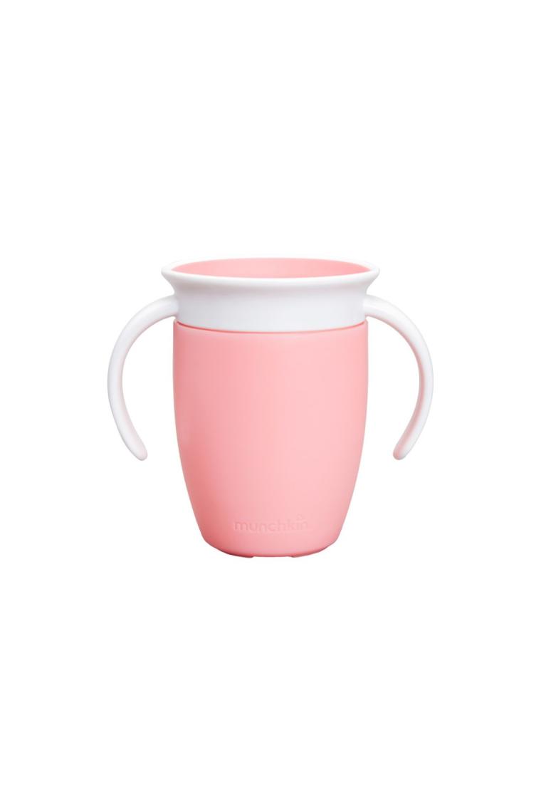 Munchkin Mucize 360° Pembe Alıştırma Bardağı 6 Ay+ 207 ml