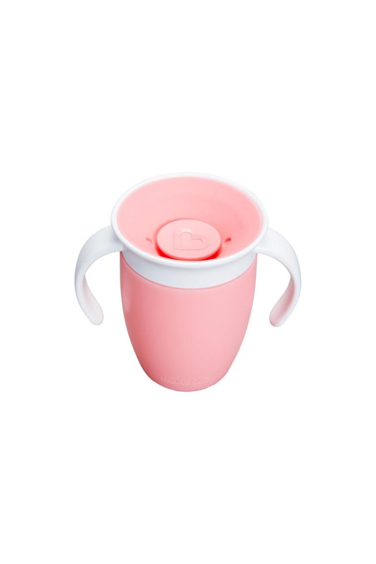 Munchkin Mucize 360° Pembe Alıştırma Bardağı 6 Ay+ 207 ml