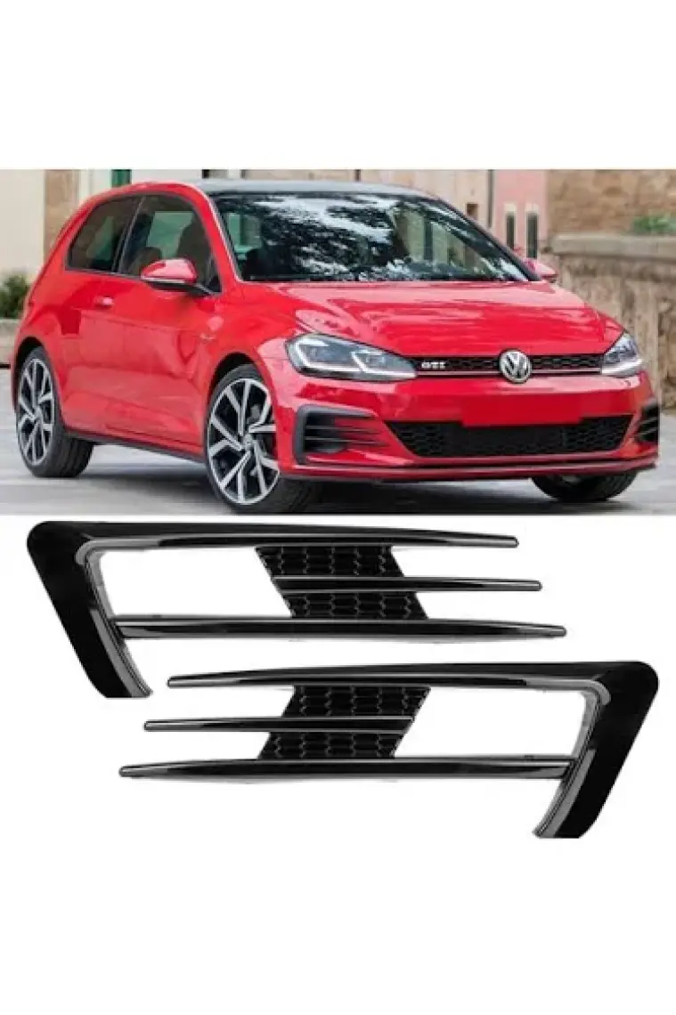 Drs Tuning Volkswagen Golf 7 Sis Farı Çerçevesi Piano Black 2014-2017