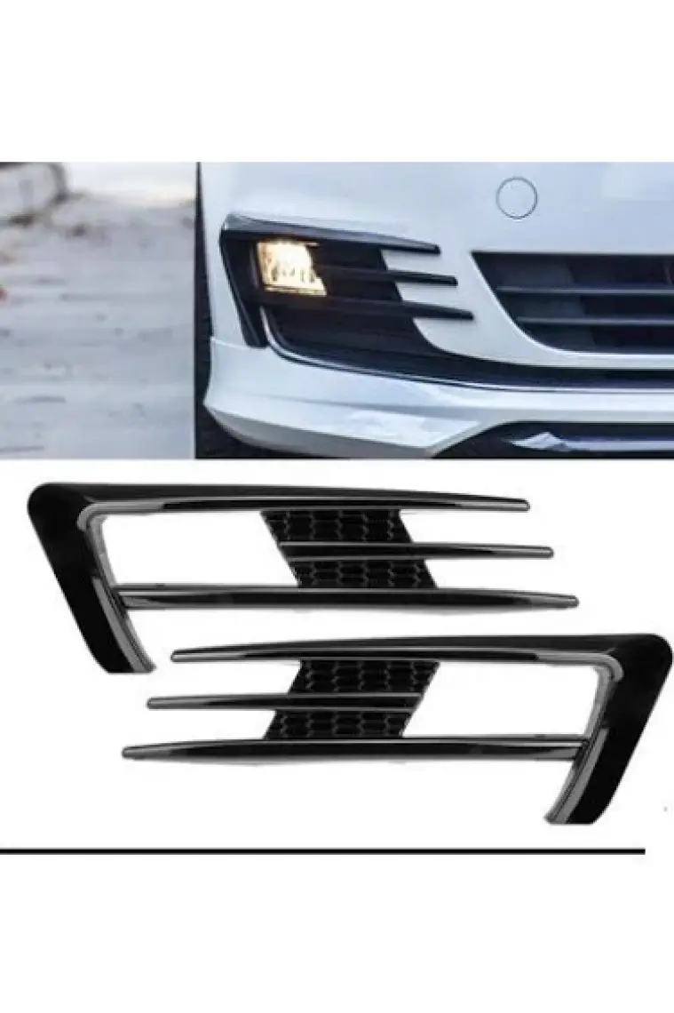 Drs Tuning Volkswagen Golf 7 Sis Farı Çerçevesi Piano Black 2014-2017