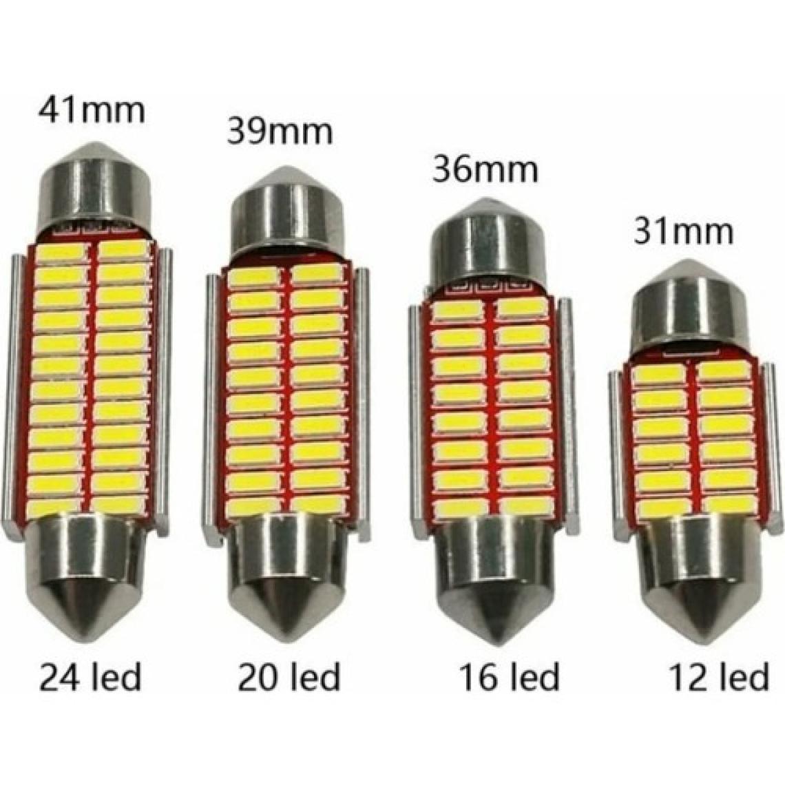 Techmaster Sofit Araç Iç Aydınlatma Tavan Plaka Beyaz Canbus C5W 36MM Md2