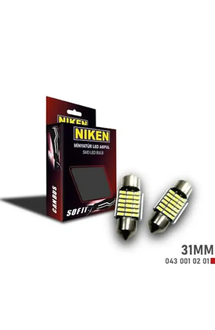 Led Sofit Ampul Set 12v 18 Led’li 31mm – Beyaz Işık