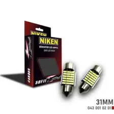 Led Sofit Ampul Set 12v 18 Led’li 31mm – Beyaz Işık