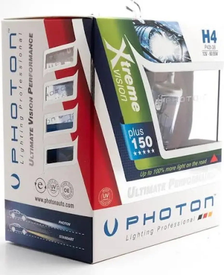 H4 12v 60/55w Xtreme Vısıon Set (%150 FAZLA IŞIK) Ph5504 Xv