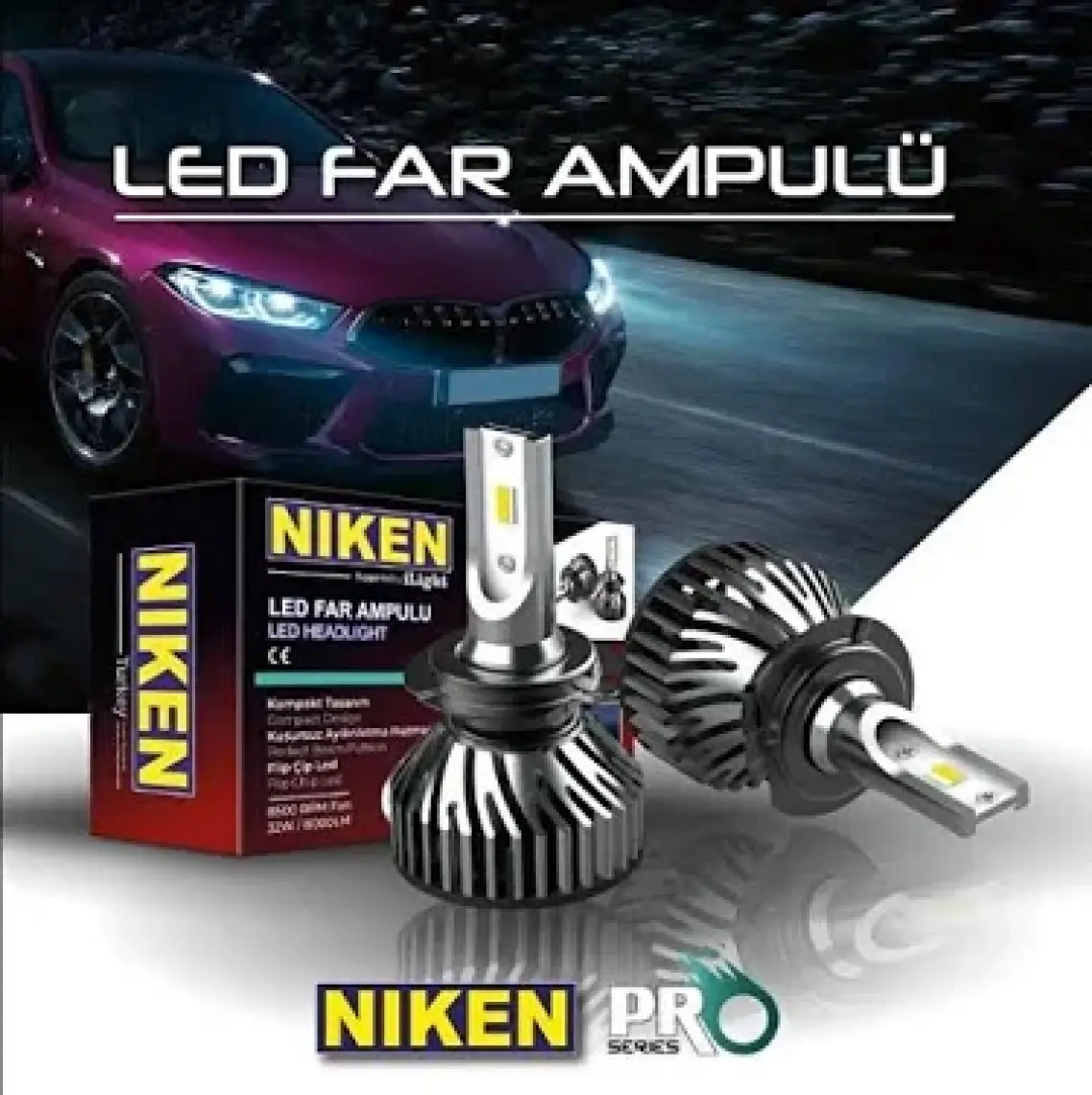 Far Ampulü Led Xenon Pro Serisi H7