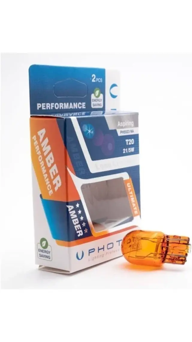 T20 21/5 W 12v Çift Devre Naturel Amber