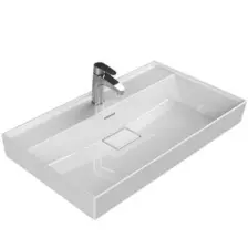 Turkuaz Seramik Sharp Etajerli Lavabo 80  x  48 cm