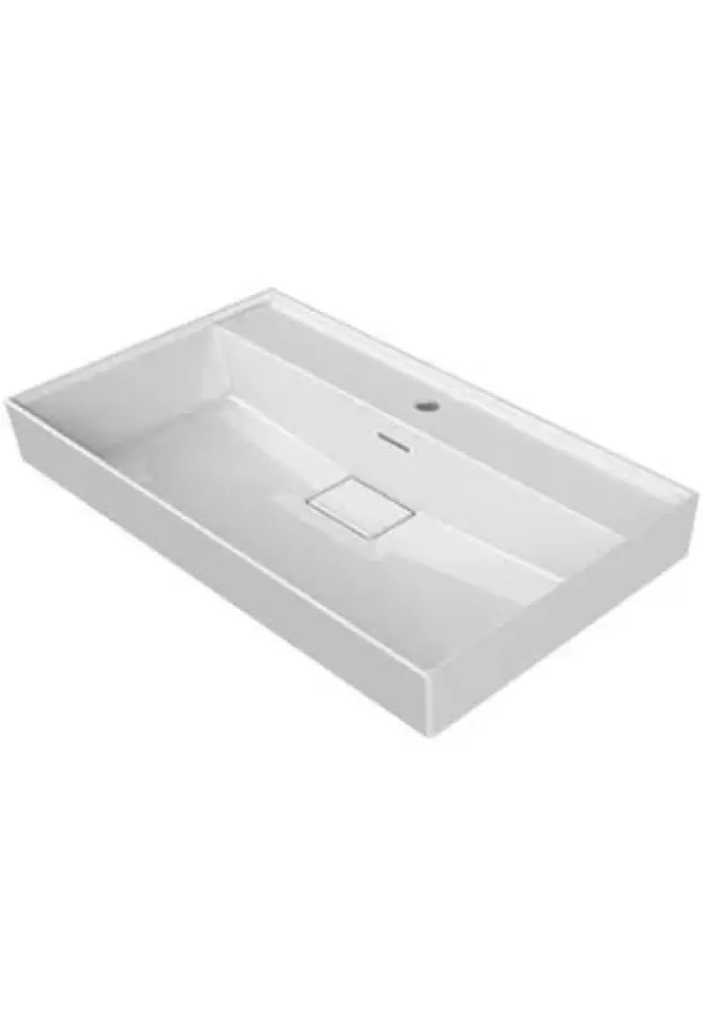 Turkuaz Seramik Sharp Etajerli Lavabo 80  x  48 cm