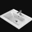 Turkuaz Seramik Cerastyle Frame Etajerli Lavabo 60 cm 031000U