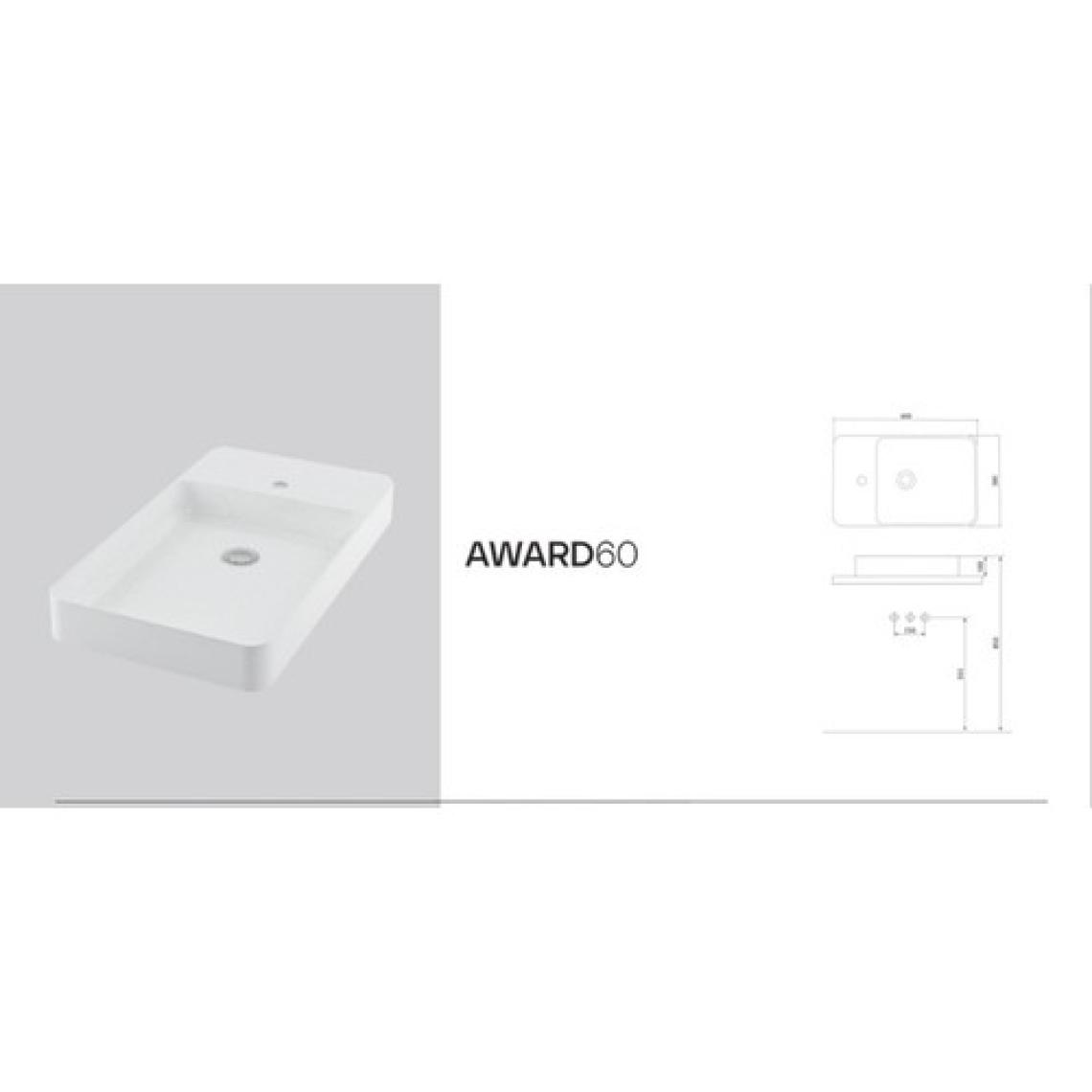Karen Banyo Award Tezgah Üstü 38*60 Lavabo