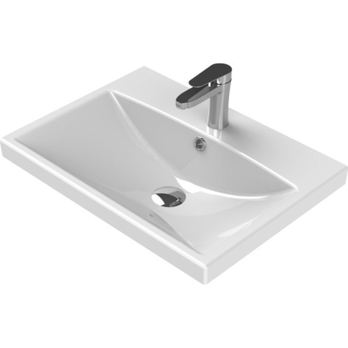 Turkuaz Seramik Elite Etajerli Lavabo 60  x  45 cm