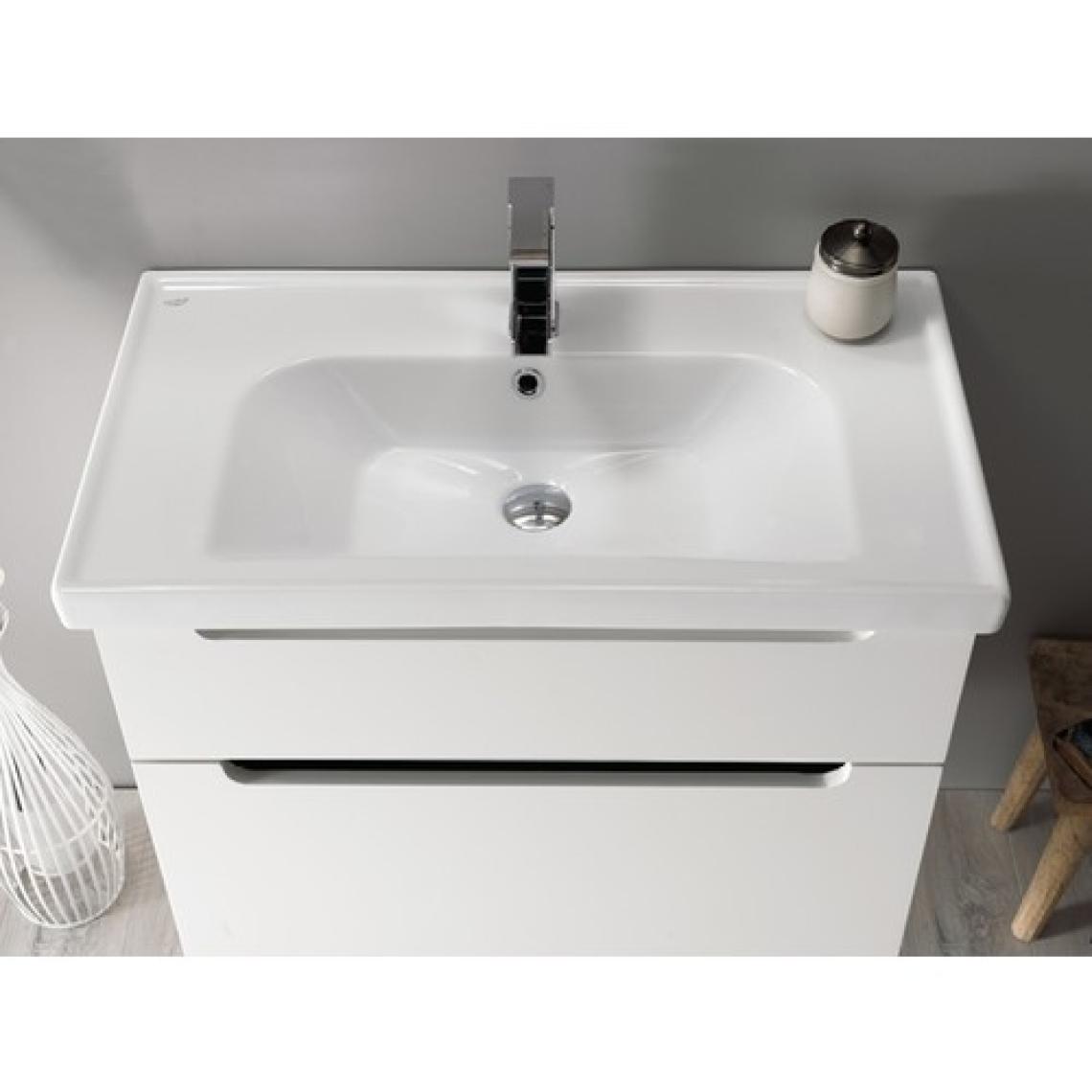 Cerastyle Turkuaz Seramik Frame Etajerli Lavabo 80 x 45  cm