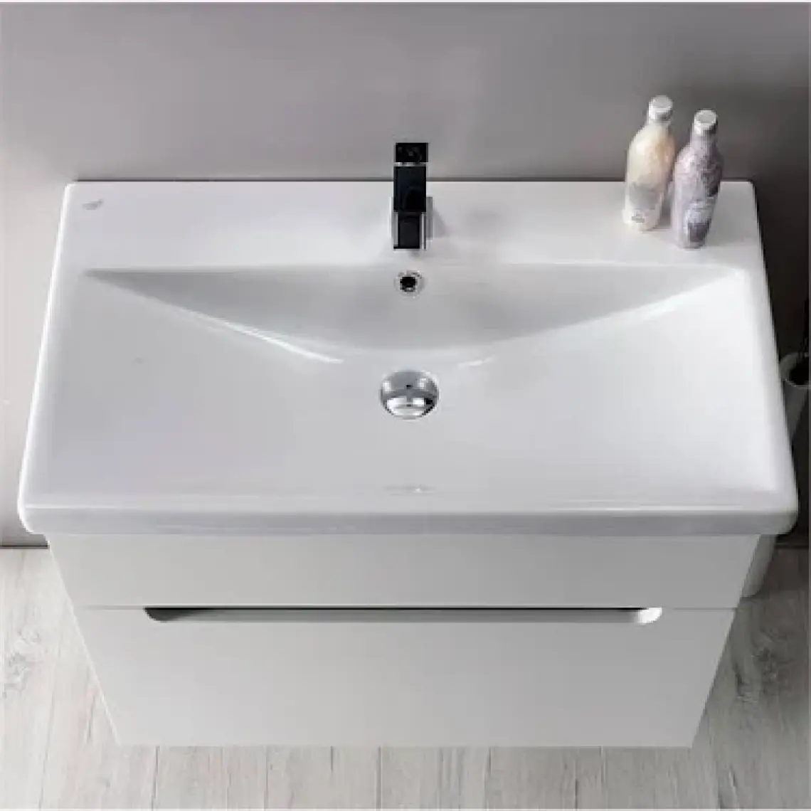 Turkuaz Seramik Cerastyle Elite Etajerli Lavabo 70 cm x 45 cm