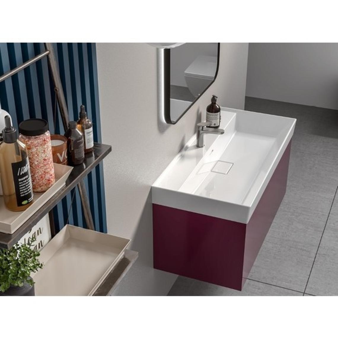 Cerastyle Turkuaz Sharp Etajerli Lavabo 60*48  cm
