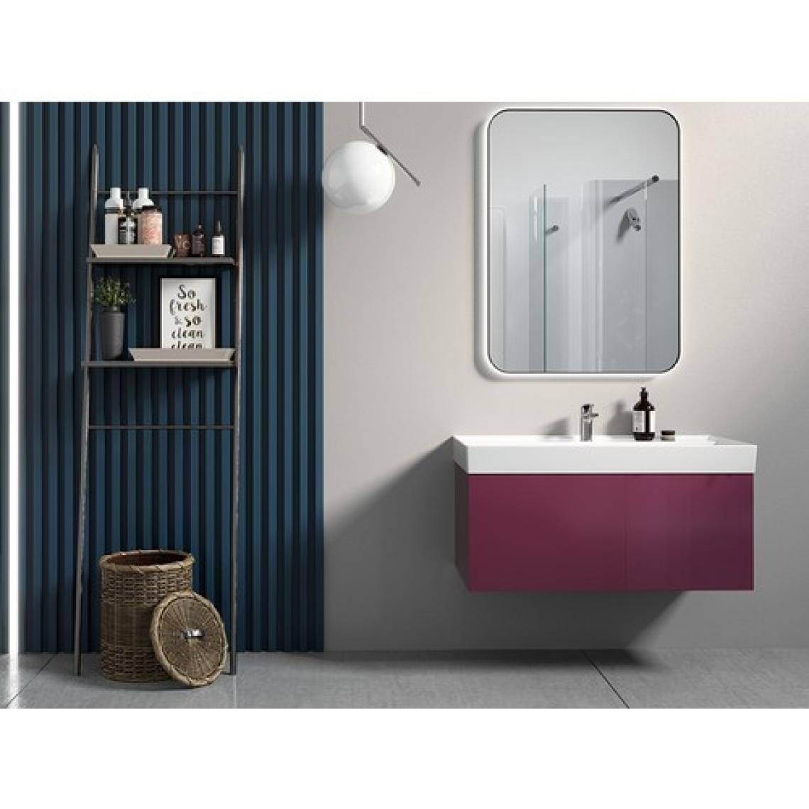 Cerastyle Turkuaz Sharp Etajerli Lavabo 60*48  cm