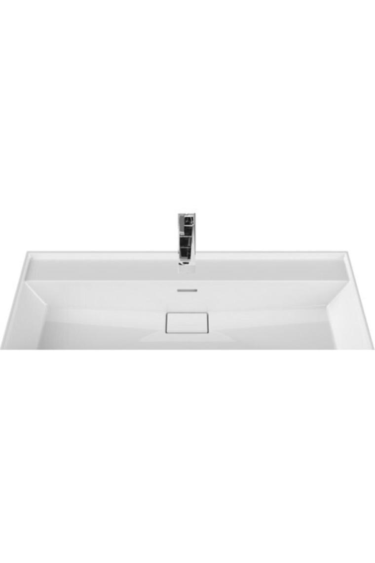 Turkuaz Seramik Sharp Etajerli Lavabo 80  x  48 cm