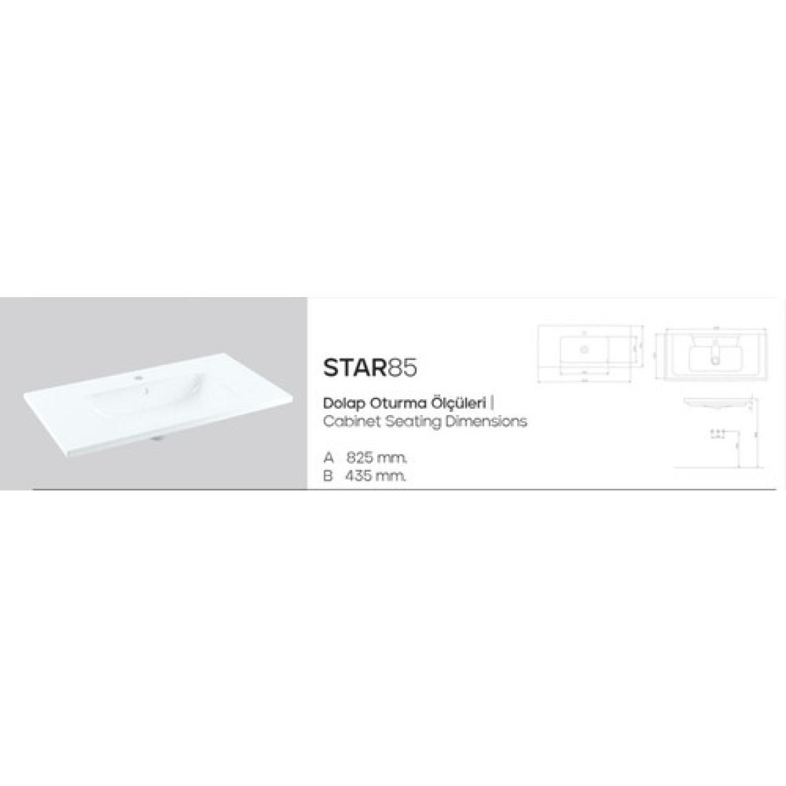 Karen Banyo Star 85 Lavabo