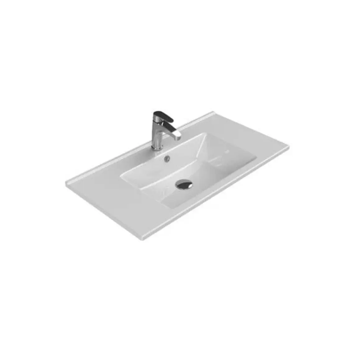 Cerastyle Turkuaz Arte Etajerli Lavabo 85 x 45  cm
