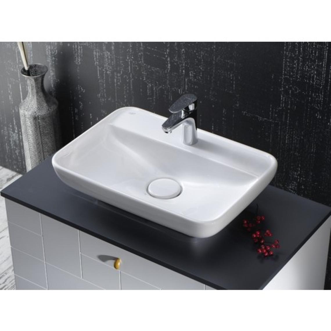 Turkuaz Seramik Turkuaz Lal 60 Cm Tezgah Üstü Lavabo